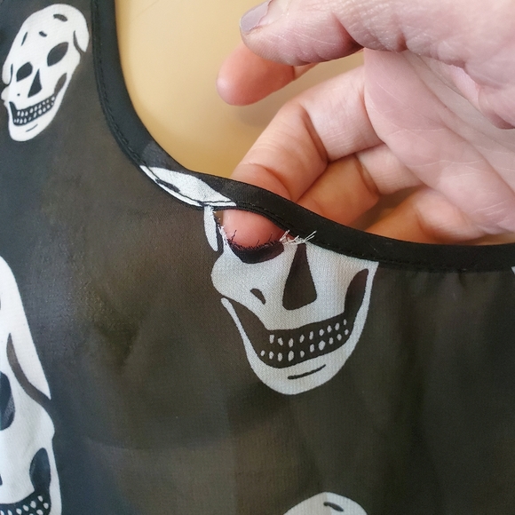 Sheer Skull Tank Top - Picture 5 of 11